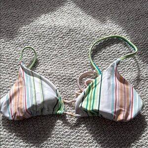 O'Neill Multicolor Striped Bikini Top